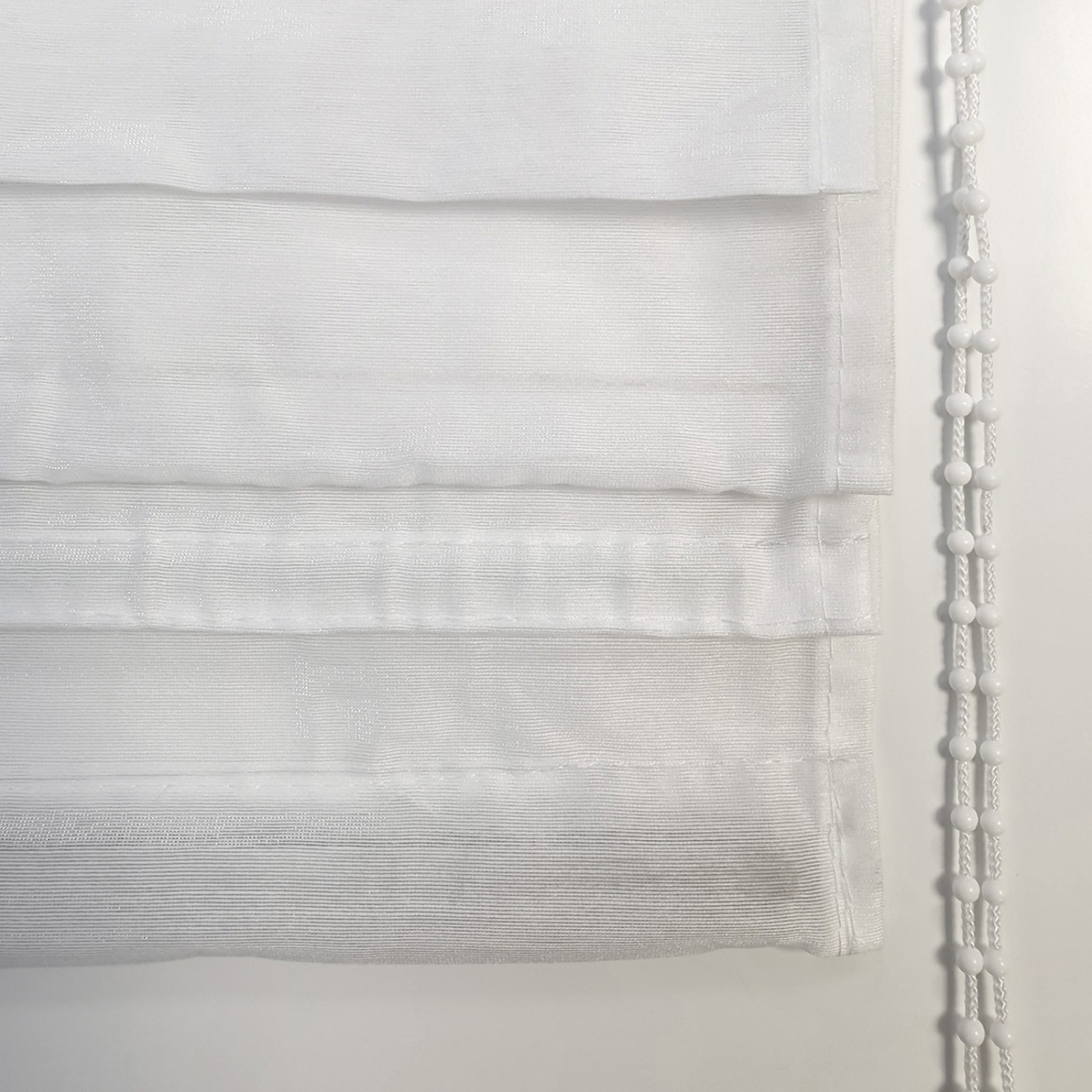 Store bateau tamisant lurex elfi Blanc