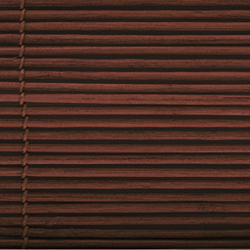 Roll'up bambou fins rondins pour intérieur - Chocolat
