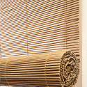Roll'up bambou fins rondins caramel pour intérieur