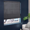 Store bateau tamisant chiné chambray Anthracite