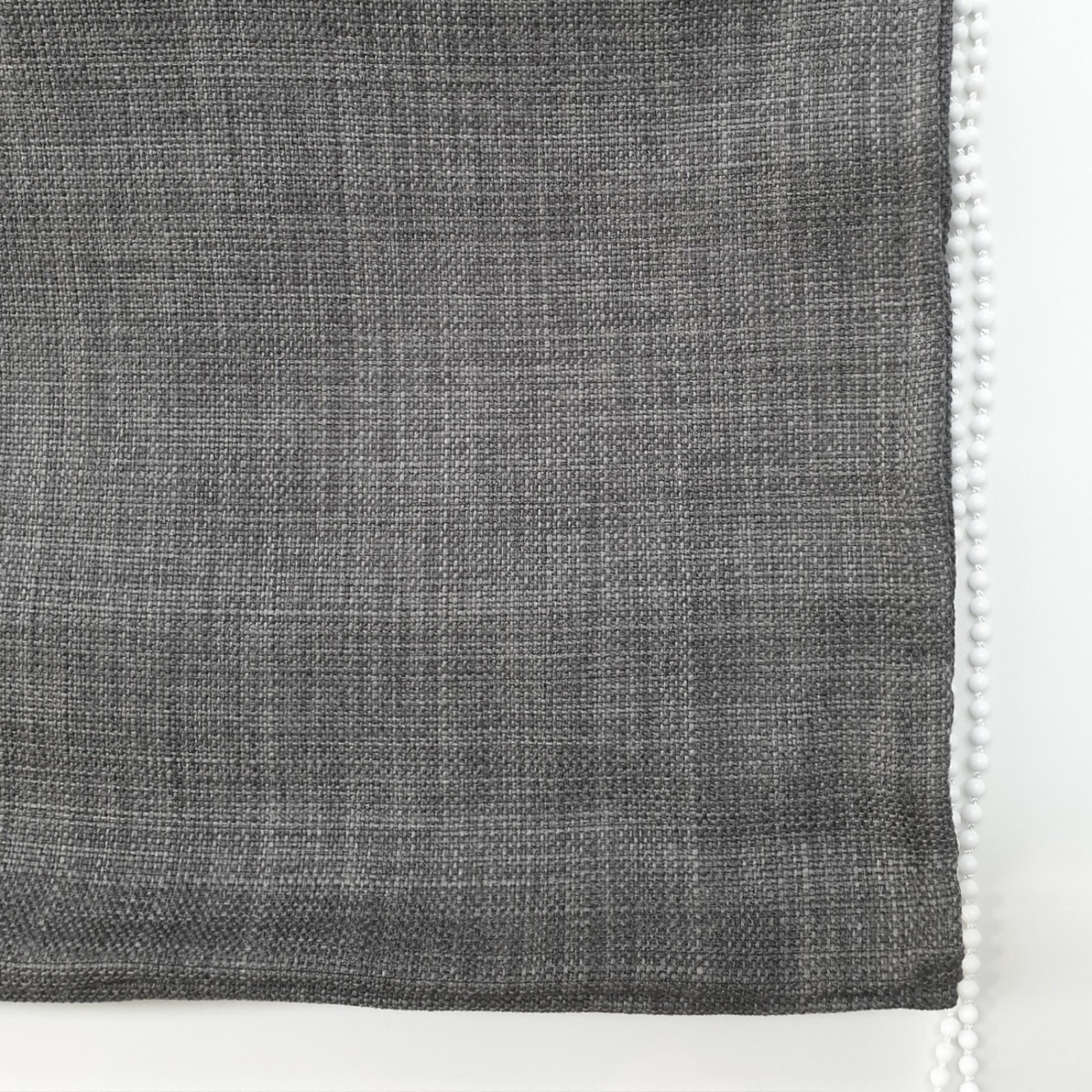 Store bateau tamisant chiné chambray Anthracite
