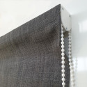 Store bateau tamisant chiné chambray Anthracite