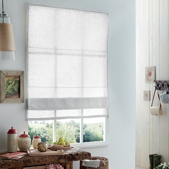 Store bateau tamisant panama gamme Must - Blanc