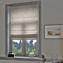 Store bateau tamisant voile de lin - taupe