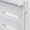 Lot de 2 stores jour nuit blanc avec ou sans perçage h160cm