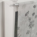 Vitrage tamisant motifs graminées