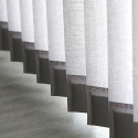 Lot de 9 lamelles verticales 127mm sans chainette basse pour store californien