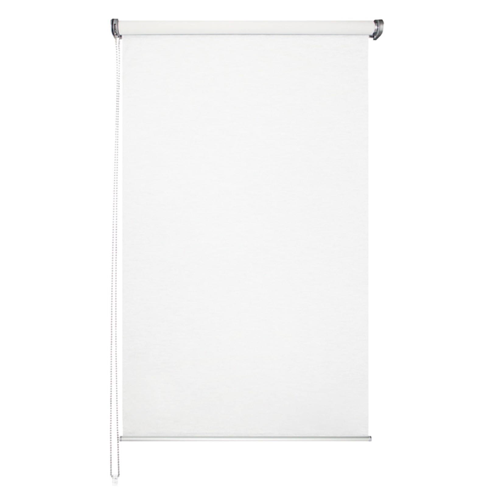 Store enrouleur voile tissu mesh - gamme Must - Blanc perle