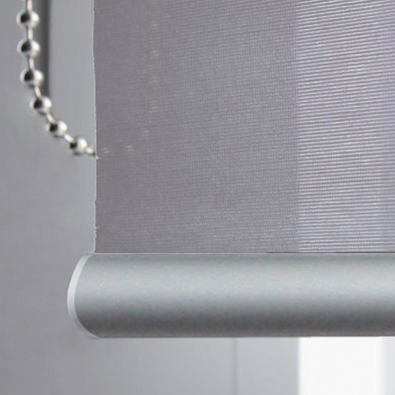 Store enrouleur voile tissu mesh - gamme Must - Gris souris