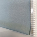 Store enrouleur occultant tissu double face - Bleu glacier