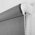 Store enrouleur occultant tissu double face - Gris foncé