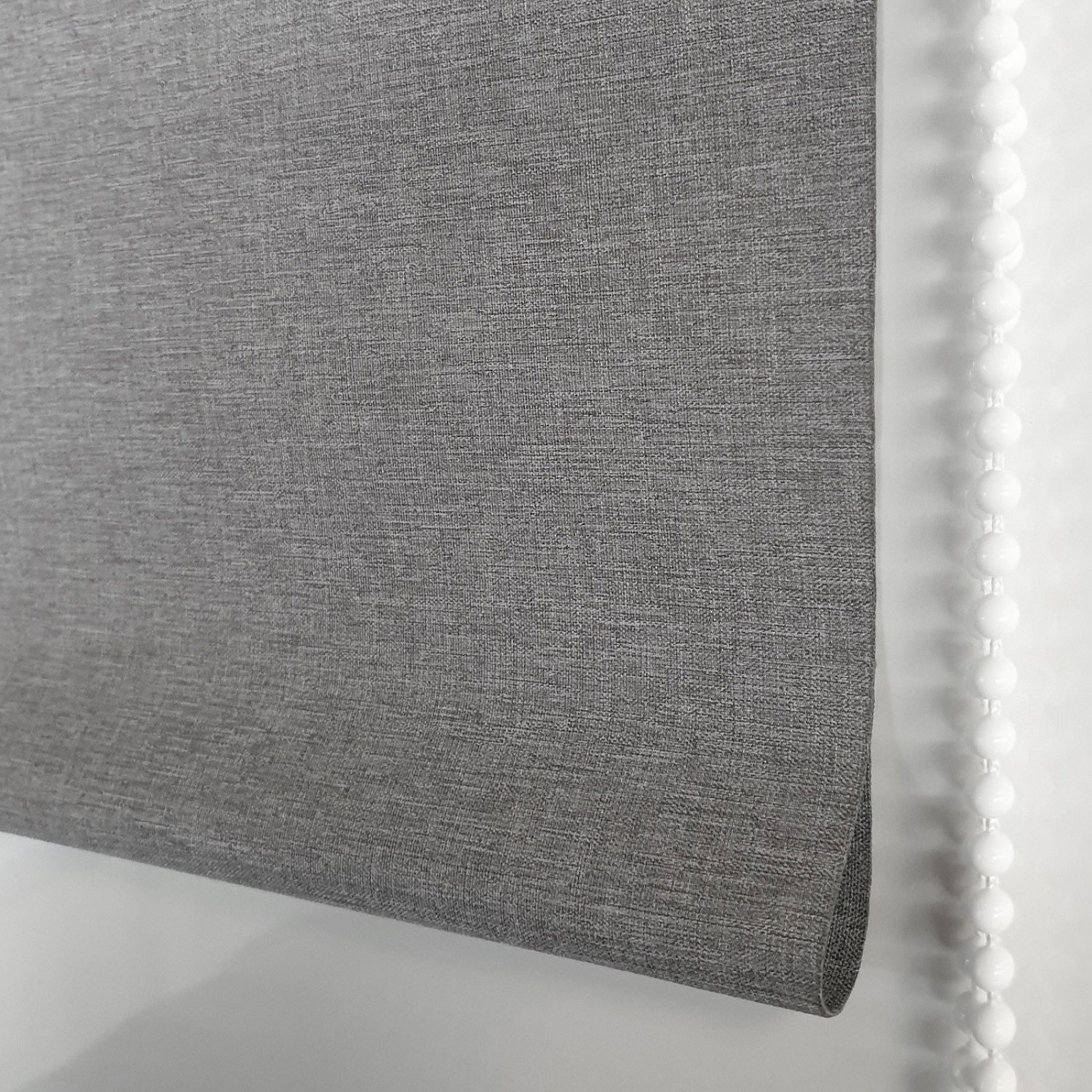 Store enrouleur occultant tissu double face - Gris foncé