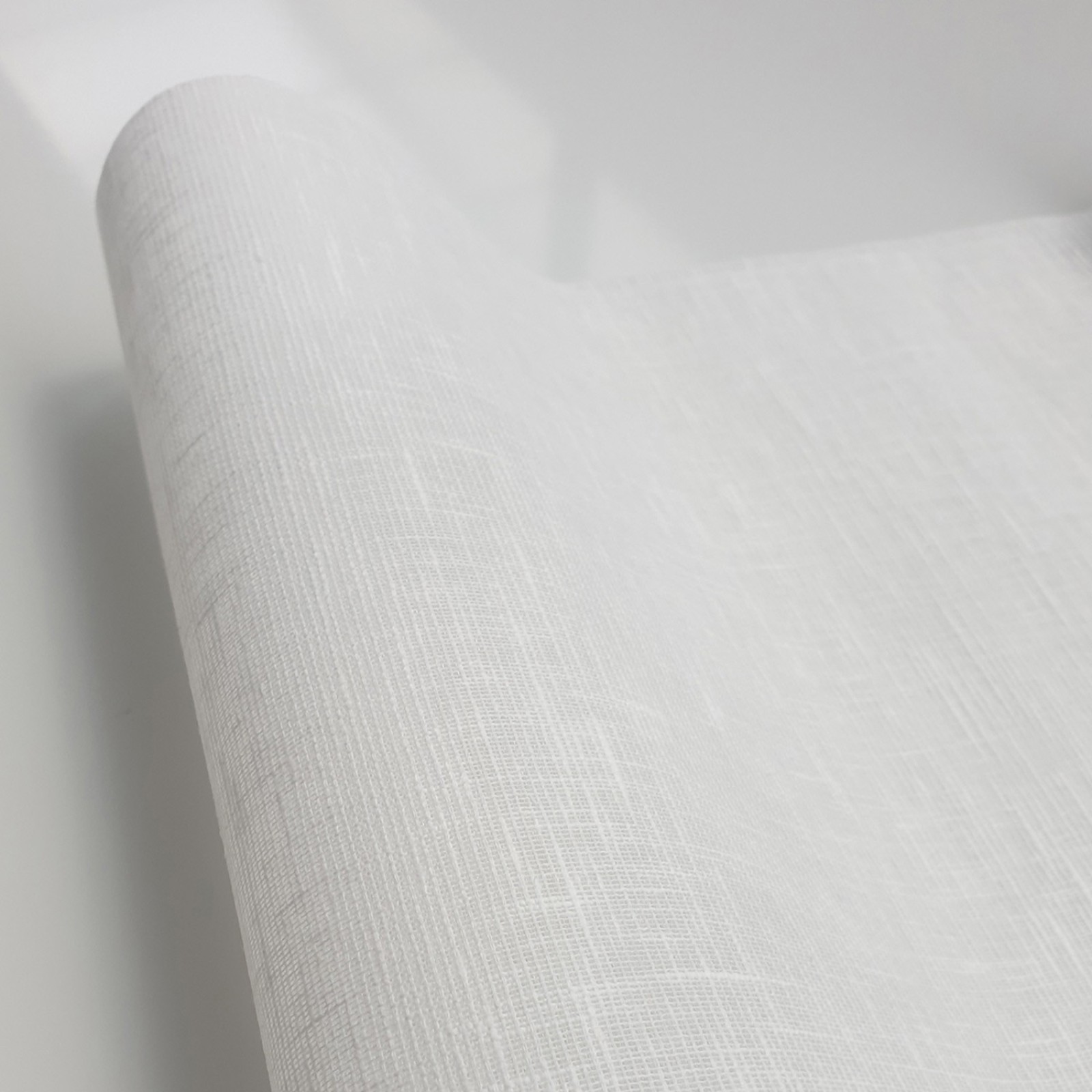 Store enrouleur voile de lin blanc gamme Must - Blanc