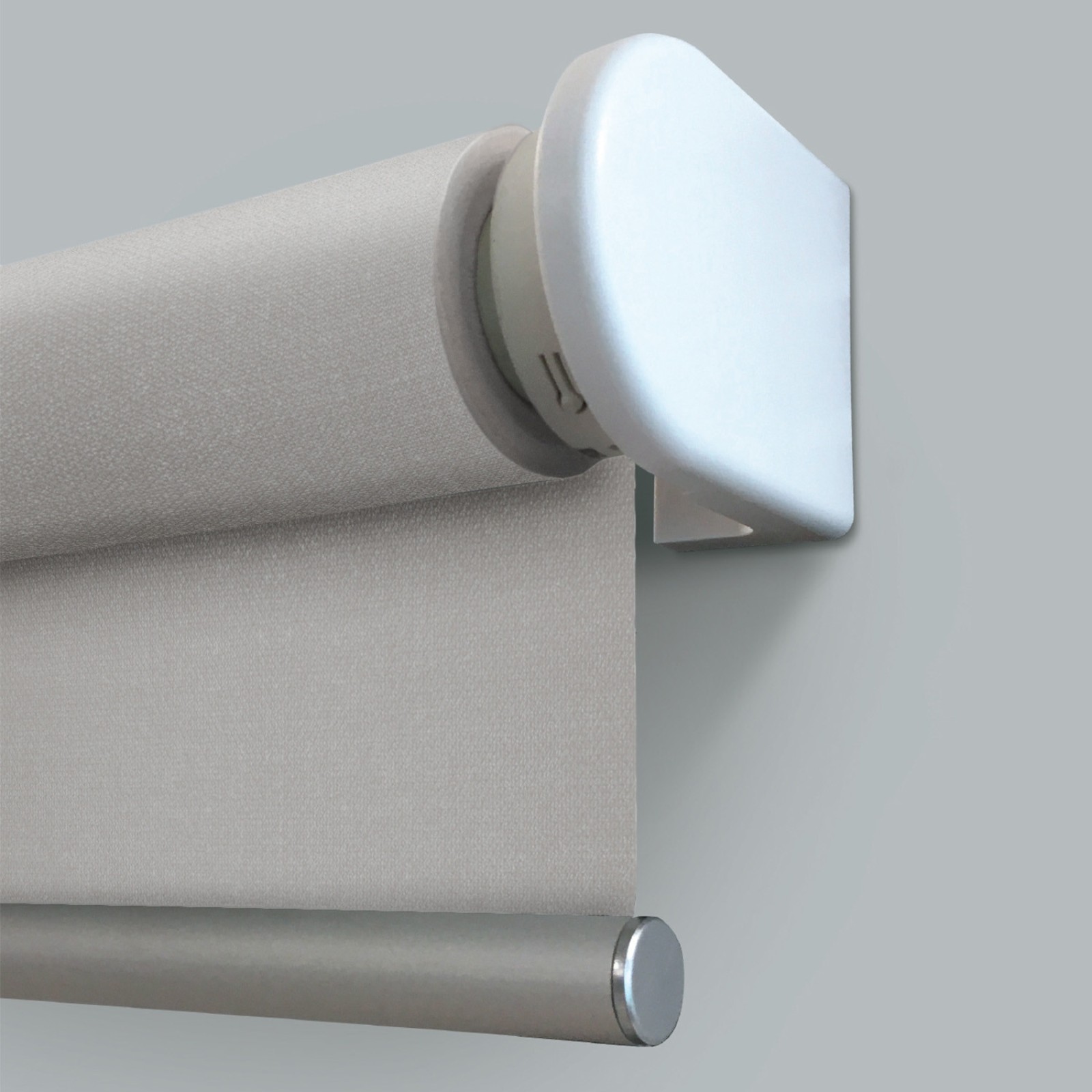 Store enrouleur occultant E-roll motorisé - Gris