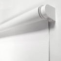 Store enrouleur occultant automatique sans percer gamme Must - Blanc