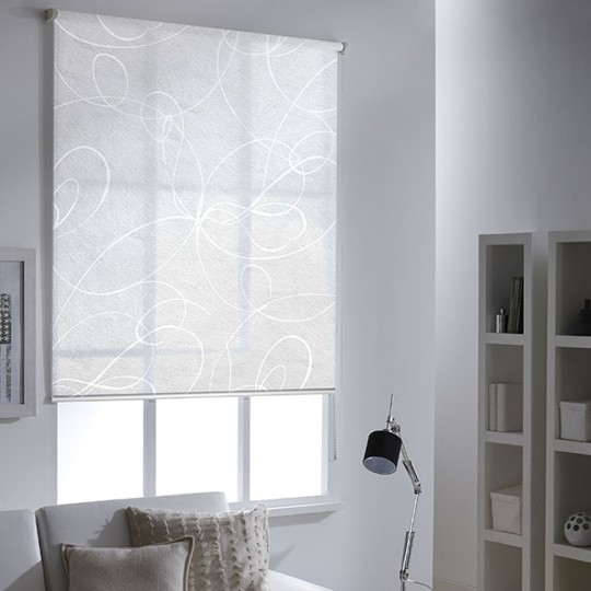 Store enrouleur voile motif arabesque - gamme Must