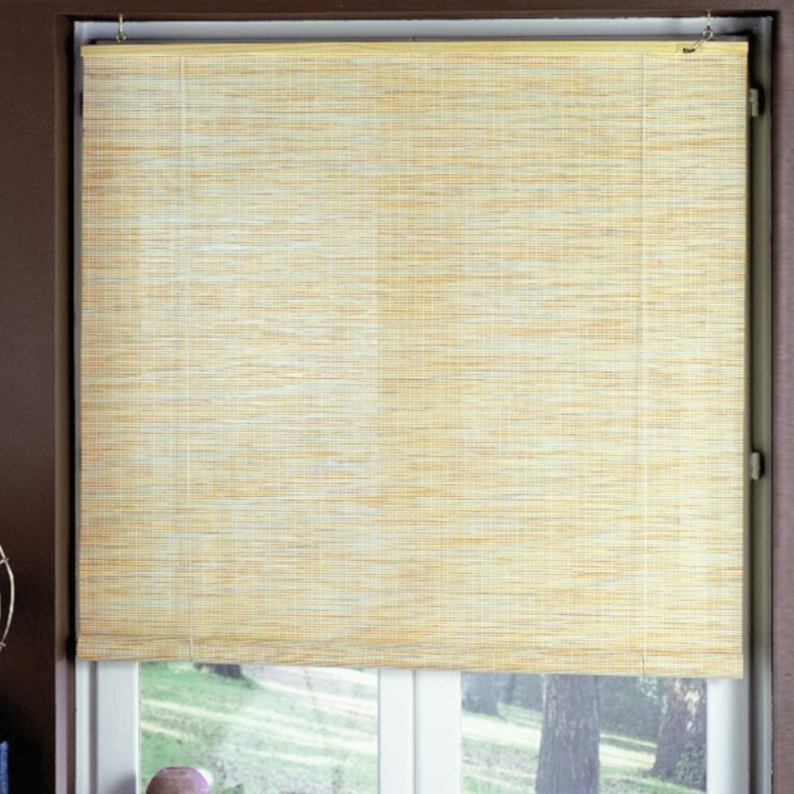 Roll'up bambou brut fins rondins pour intérieur