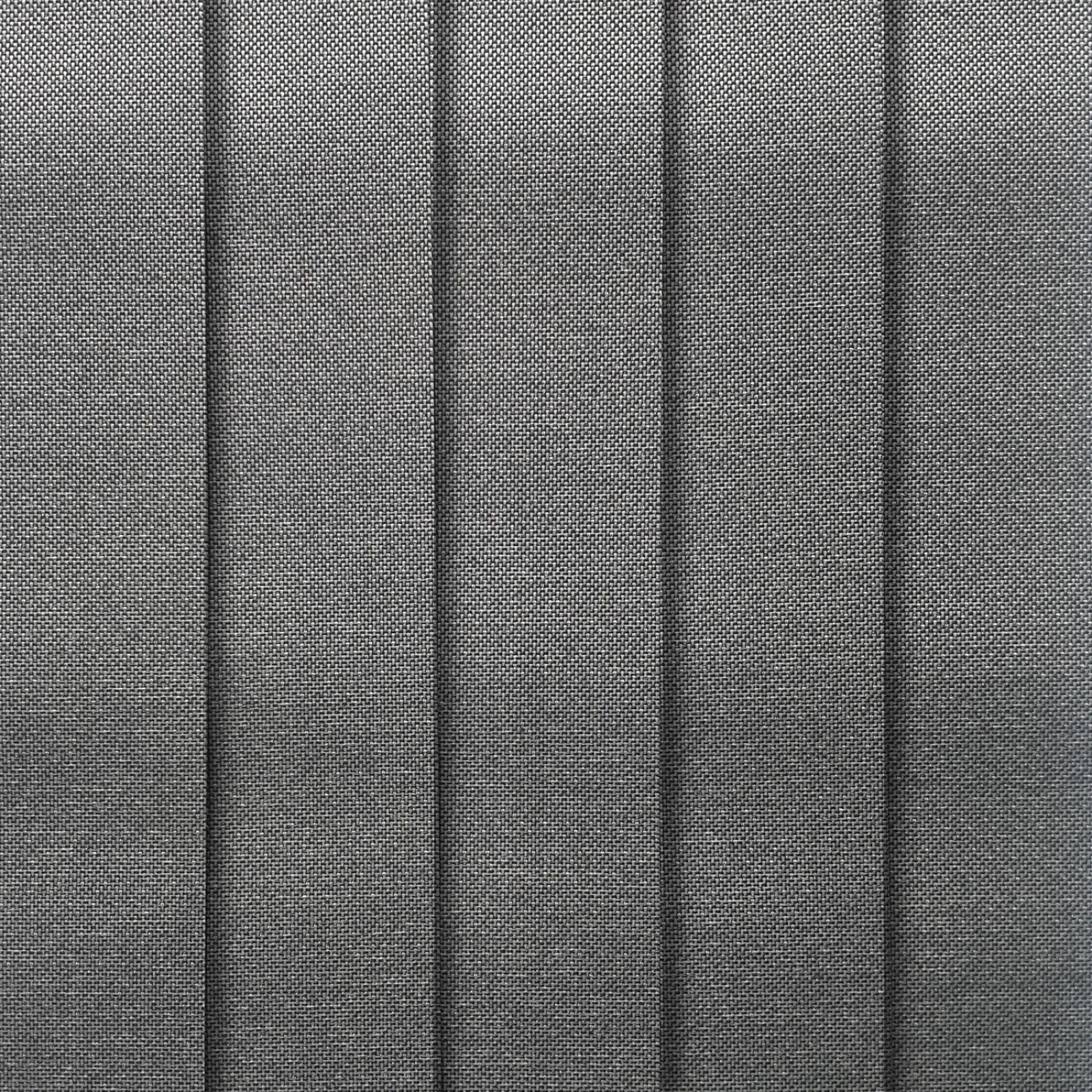 Lot de 5 lamelles verticales 89mm ancona pour store californien - Gris foncé
