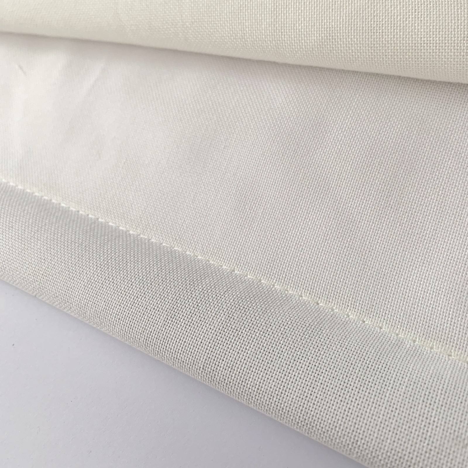 Store Bateau Tamisant Uni luxe Blanc