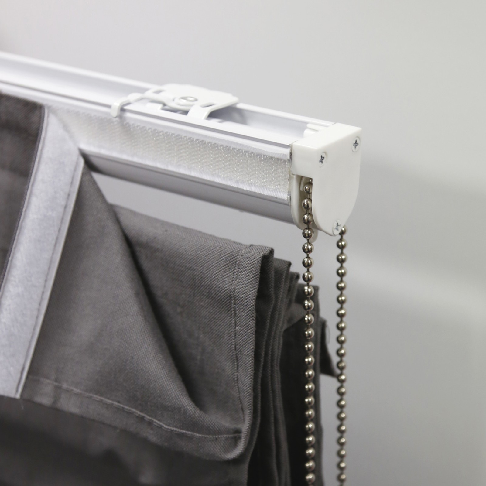 Store Bateau Tamisant Uni Luxe Gris