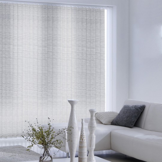 Lot de 5 lamelles verticales tamisantes 89mm Rayées | madéco.fr
