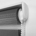 Lot de 2 stores jour nuit avec rail sans perçage h250cm