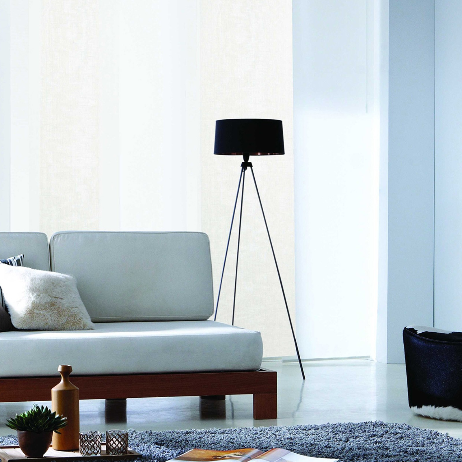 Panneau japonais tamisant Lin 60cm | madéco.fr
