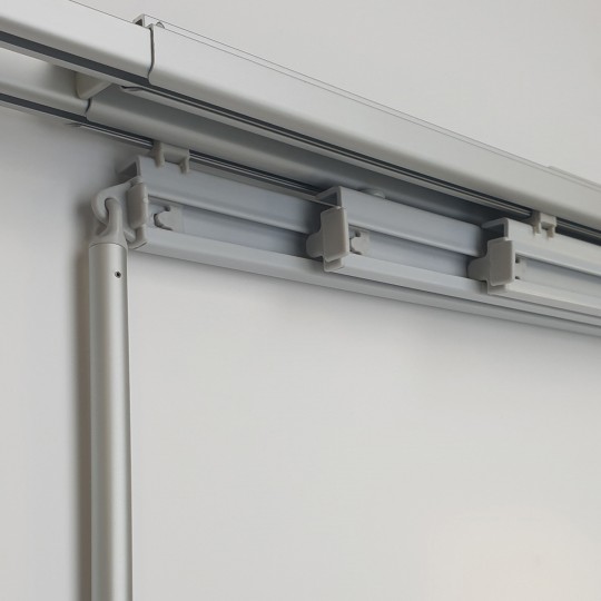 Rail aluminium Extensible pour Panneaux japonais 50 cm |madéco.fr