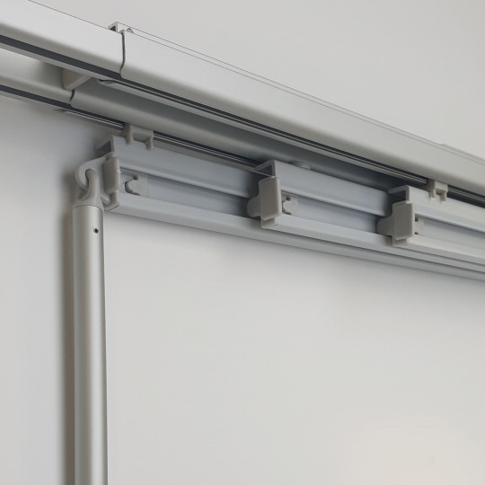 Rail aluminium Extensible pour Panneaux japonais 50 cm |madéco.fr