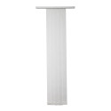 5 lamelles verticales tamisantes fil blanc 89mm | madéco.fr
