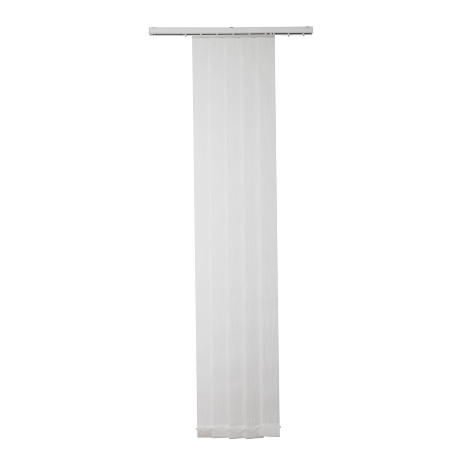 5 lamelles verticales tamisantes fil blanc 89mm | madéco.fr