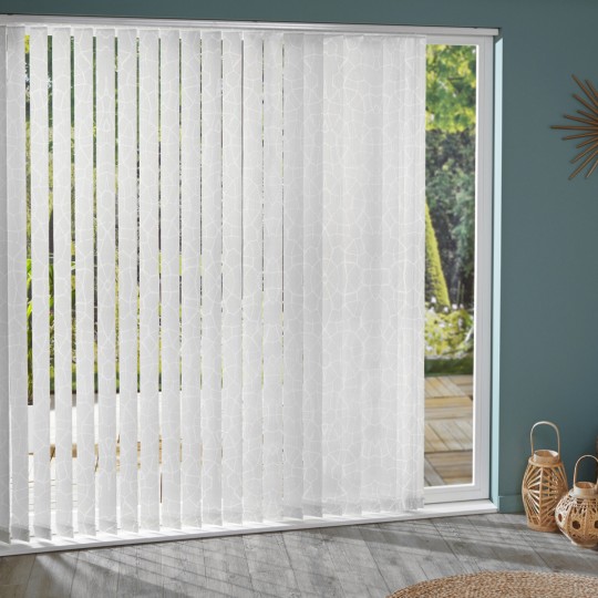 Lot de 5 lamelles verticales tamisantes écailles 89mm | madéco.fr