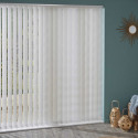 lamelles verticales tamisant Blanc imprimé Jungle 89x260