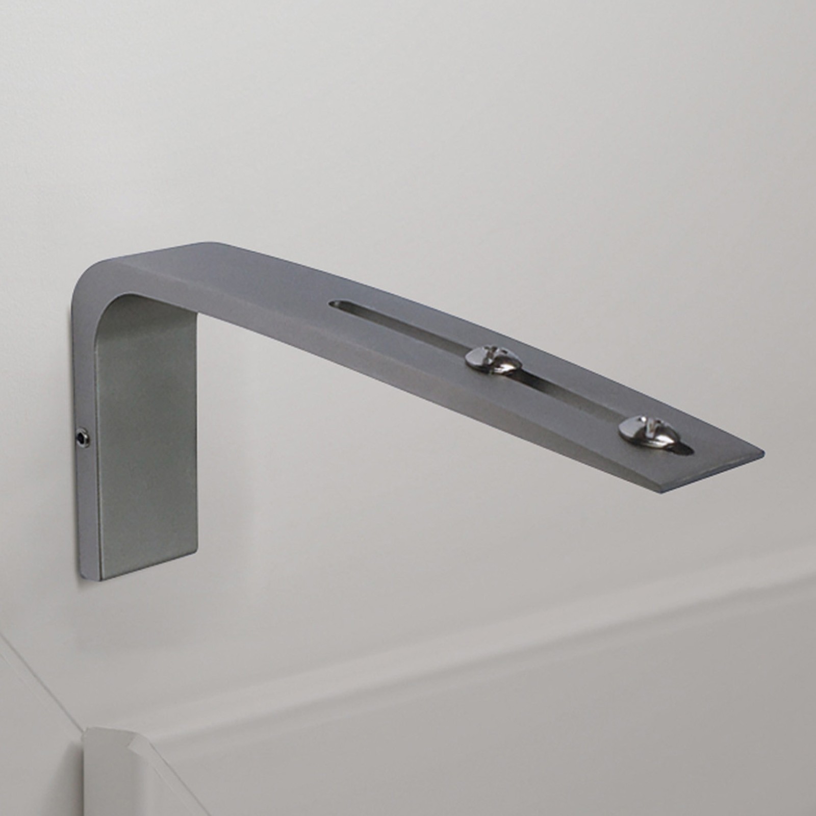 Equerre murale design grise grand déport pour fixer votre store