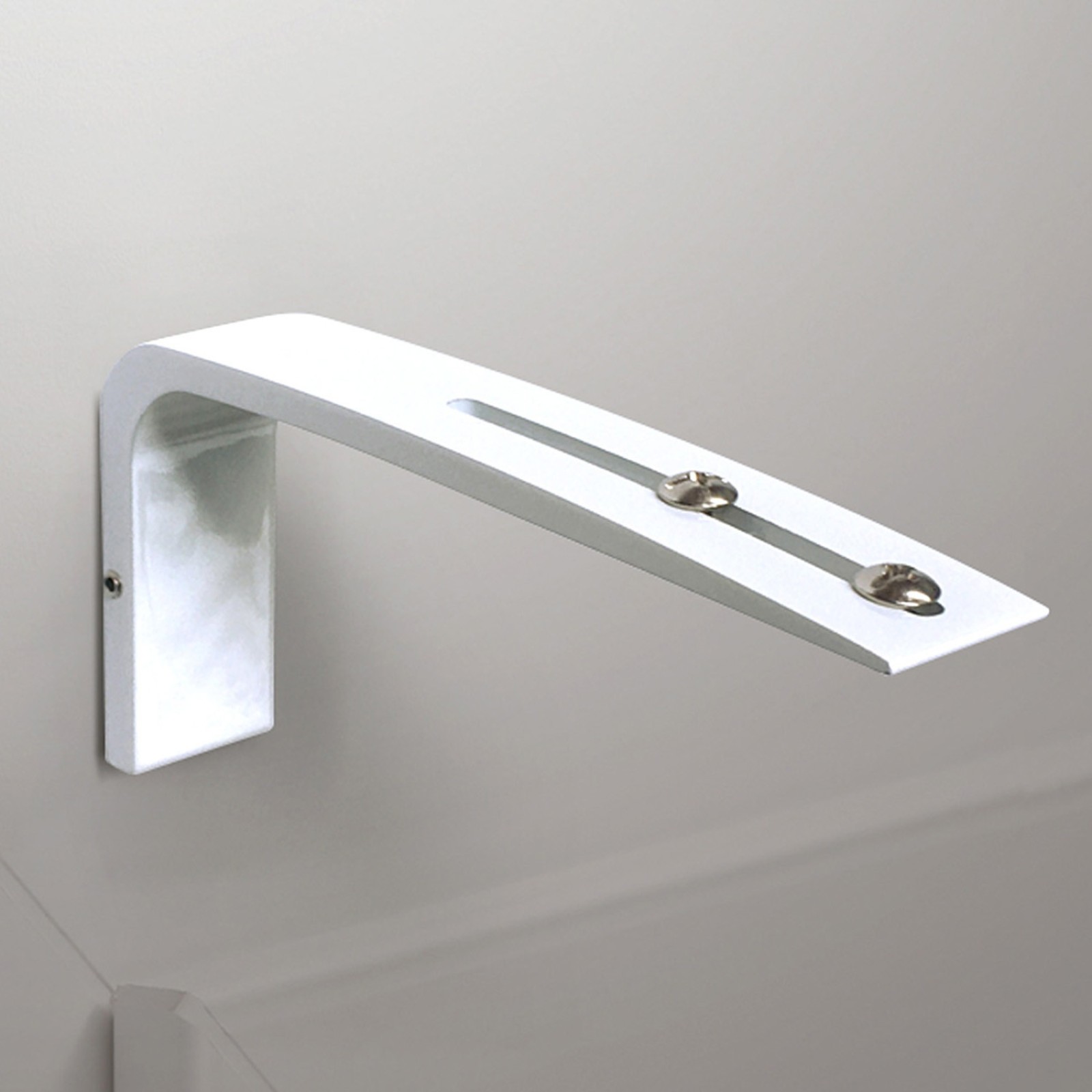 Equerre murale design blanche grand déport pour fixer votre store