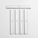 Lot de 5 barrettes blanches store californien L2 L6 | Madecostore