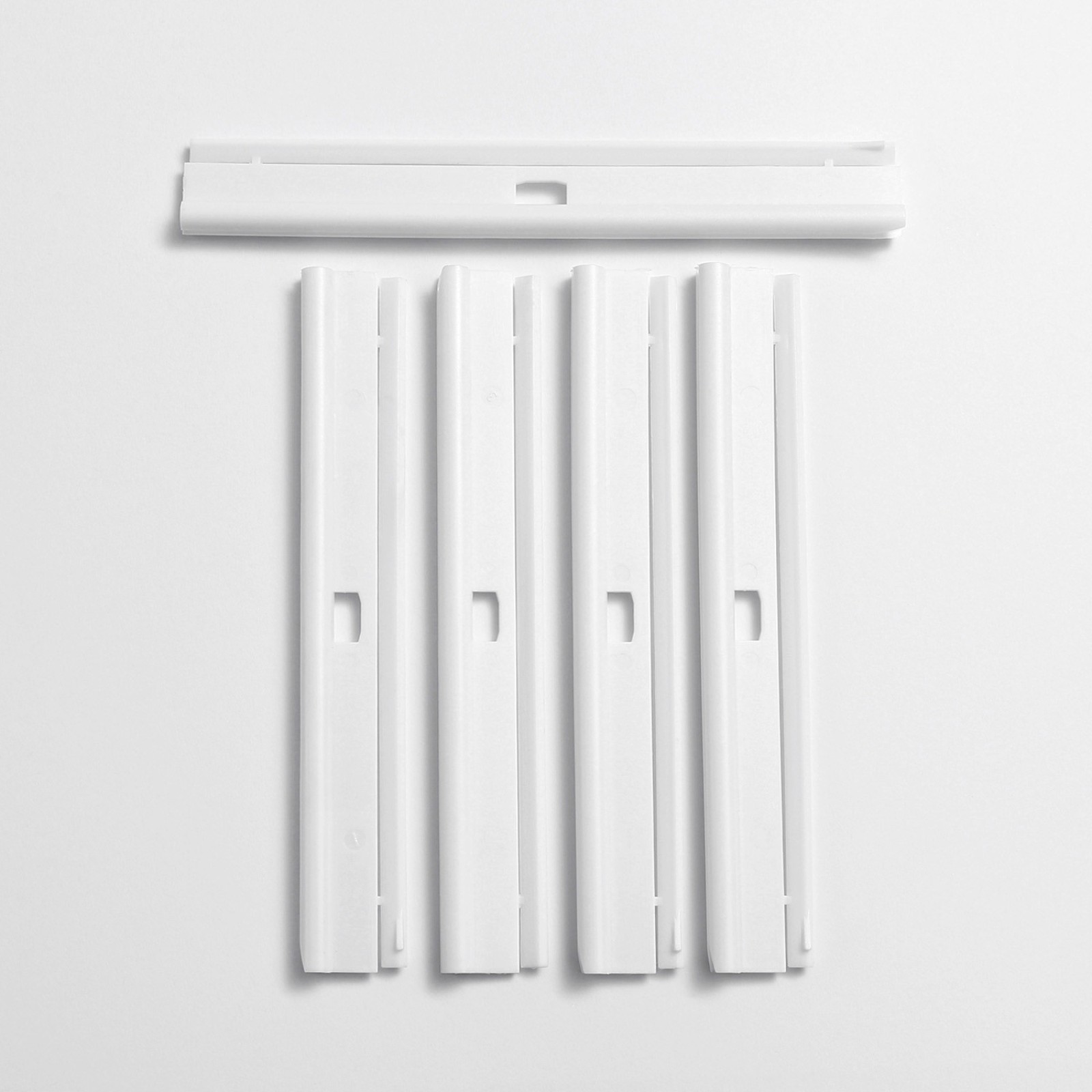 Lot de 5 barrettes blanches store californien L2 L6 | Madecostore