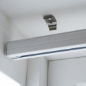 Lot 2 fixations plafond pour rail de store californien à lamelles verticales