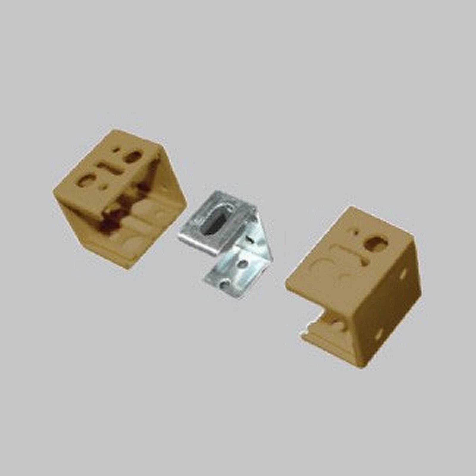 Support complet chêne pour vénitien PVC 25mm