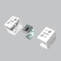 Support complet blanc pour vénitien PVC 25mm