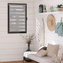 Lot de 2 stores jour nuit avec rail sans perçage h250cm