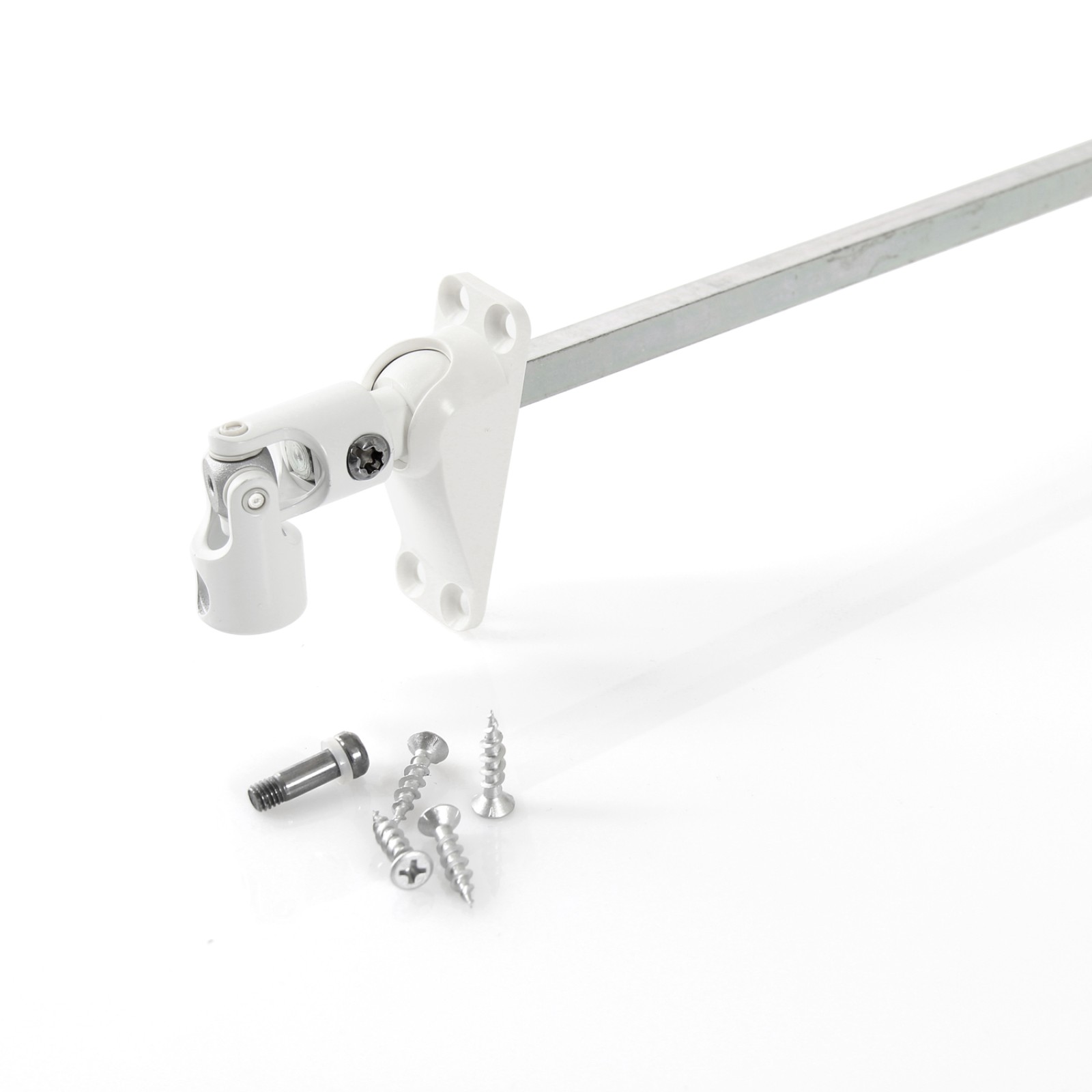 Sortie de caisson pour tringle ronde diamètre 12mm de volet roulant