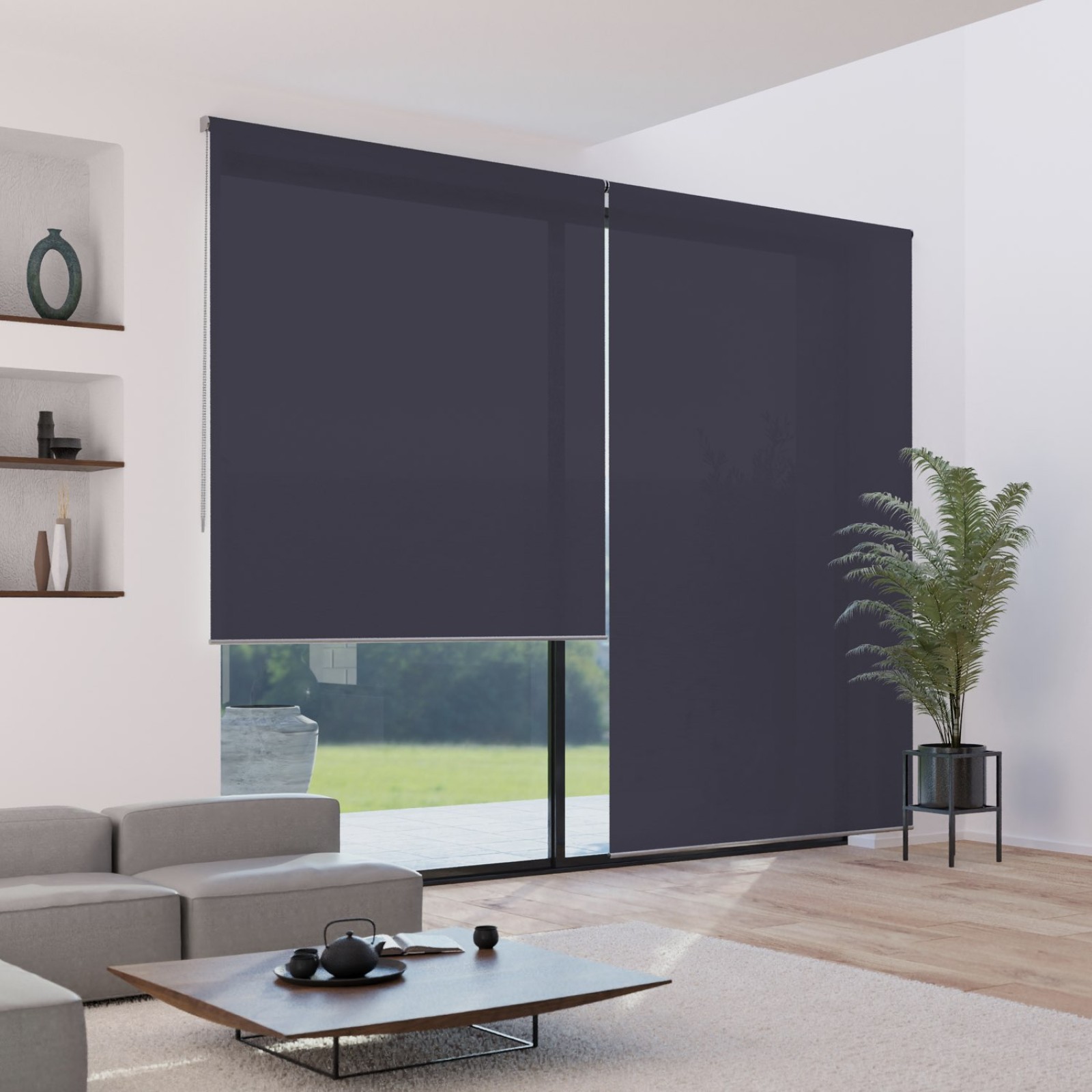 Store enrouleur voile tissu mesh - gamme Must