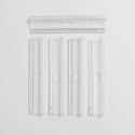 Lot de 5 barrettes transparentes store californien de 127mm L6 |madeco.fr