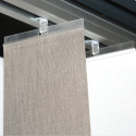 Lot de 5 barrettes transparentes store californien de 127mm L6 |madeco.fr
