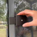 Moustiquaire porte battante aluminium pour porte - recoupable