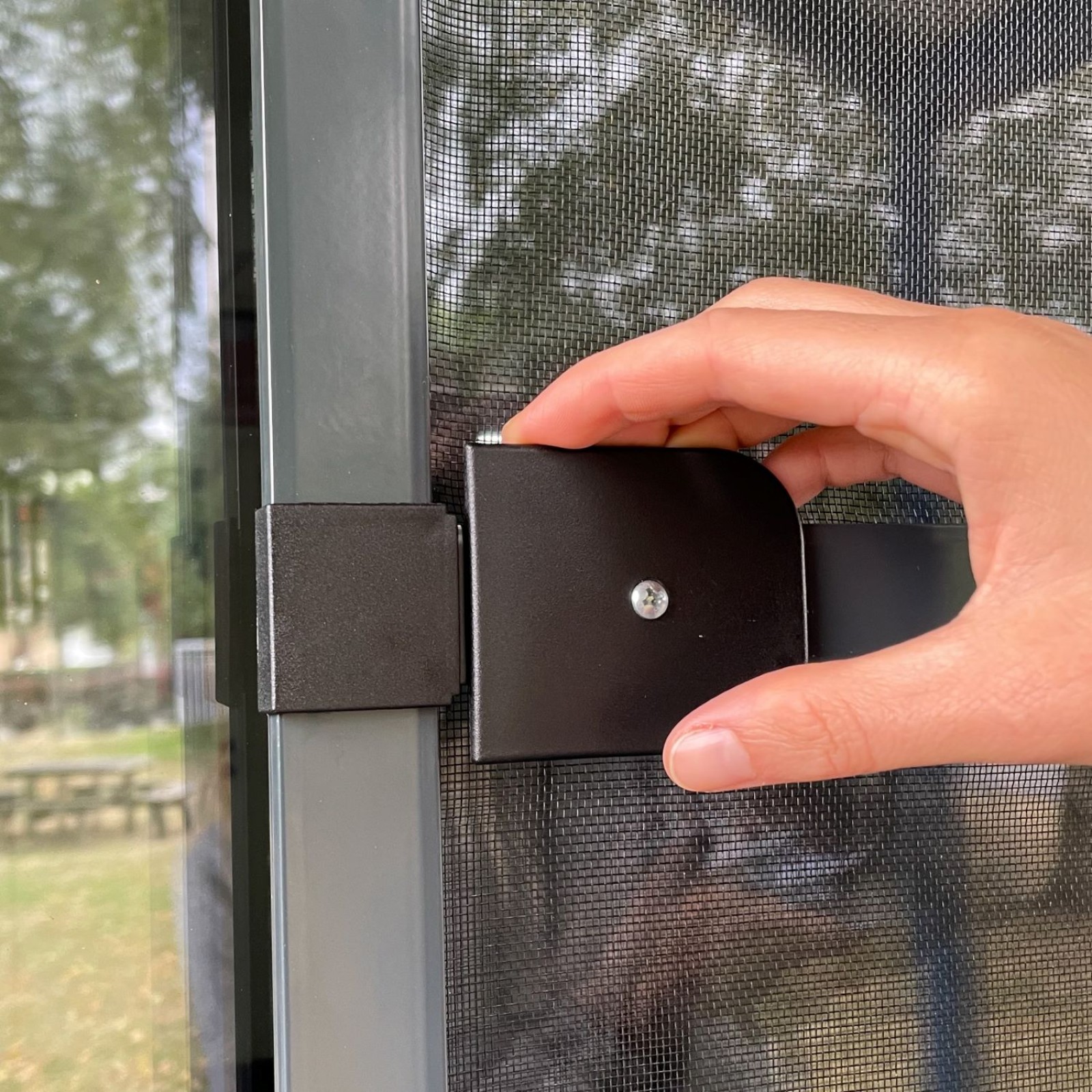 Moustiquaire porte battante aluminium pour porte - recoupable
