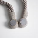 Embrasse lien double aimanté en corde - V.créations