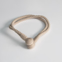 Embrasse lien double aimanté en corde - V.créations