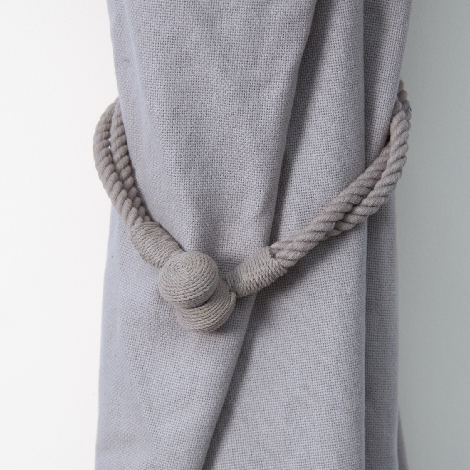 Embrasse lien double aimanté en corde - V.créations